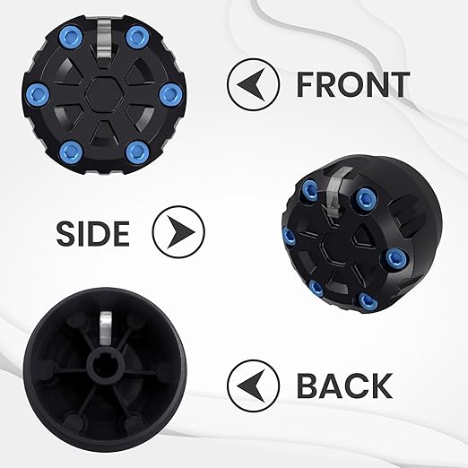 4 Pack - 2nd Gen Tacoma Accessories AC Knob Upgrade - 2005,2006,2007,2008,2009,2010,2011,2012,2013,2014,2015 Tacoma Climate Control Dial Mods Set - for Toyota Interior Replacement Kit