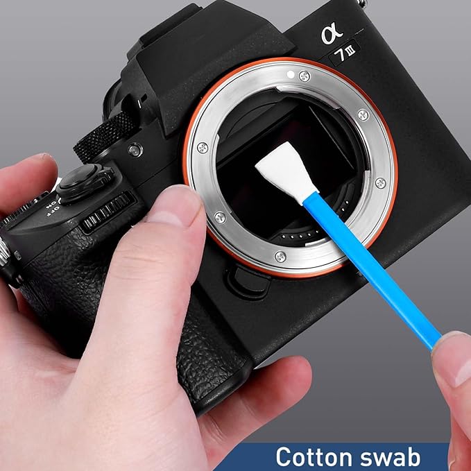 Camera Lens Cleaning Kit - Mirrorless and DSLR Camera Cleaning Kit, Including Lens Paper/Blower, Cotton swabs, dust Free Cloth, Lens Pen, Cleaning Brush