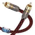 TODN Audiophile Digital Coaxial Cable OFC Core HiFi SPDIF Coax Audio Cable 75-Ohm RCA Male to Male for Subwoofer, TV, Apm (4.9ft /1.5m)