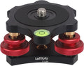 Tripod Leveler Stand with +/-5 Degree Precision Adjustment Bracket for Seestar s50/Panoramic Head Ball Head Video Head and Tripod