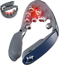 SKG Foldable Neck Massager for Pain Relief Deep Tissue Vibration Cordless Travel Massager,Portable 9D Neck Massager for Office Home Car Birthday Gifts for Men Women Dad Mom Grandpa