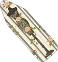 Nuxovilar Ironing Board Cover Needle Cotton 15x54 Inches | Ironing Board Cover and Pad Leopard Floral Dress Form Needle Cotton for Bedroom, Dressing Area, Laundry Room