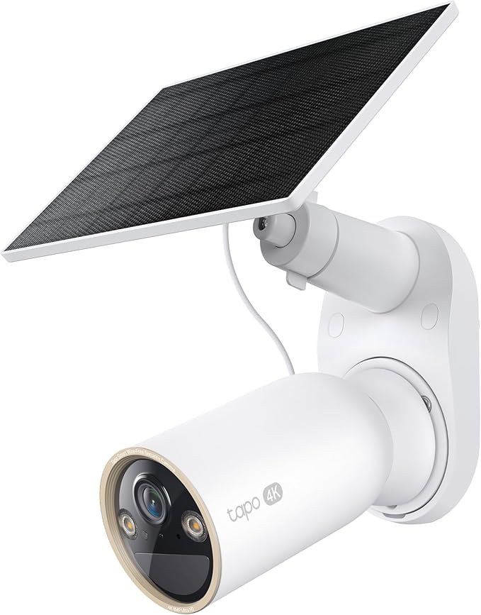 Tapo MagCam 4K Outdoor Wireless Security Camera – Battery Power with Solar Charging, Magnetic Mount, Person/Vehicle Detection, Subscription-Free Local or Optional Cloud, Works with Alexa, C460 KIT