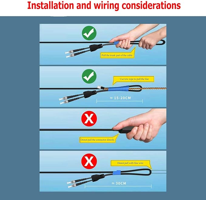 Jeirdus 3M LC to SC Outdoor Armored Simplex 9/125 SM Fiber Optic Cable Jumper Optical Patch Cord Singlemode 3Meters 10ft LC-SC