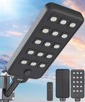 JAYNLT X-15000W Solar Street Lights Outdoor, Ultra-Large 6500K Commercial Parking Lot Lights Dusk to Dawn,IP67 Waterproof Solar Power Flood Security Light for Parking Lot,Garage