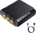 WENTER AV to HDMI Converter, 1080P RCA to HDMI Adapter, Mini Composite CVBS Audio Video Adapter Supports PAL/NTSC for VCR/VHS/Xbox/PS3/STB/N64/Wii/TV/PC/Blue-Ray DVD Players