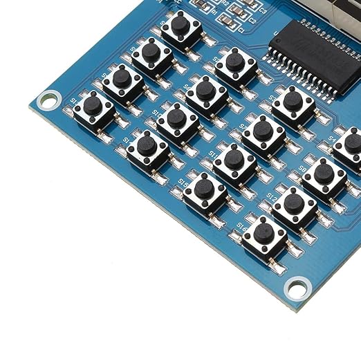 2PCS TM1638 LED Display 8Bit Digital Tube Module 16 Keys 3-Wire Control Keyboard for Arduino DIY