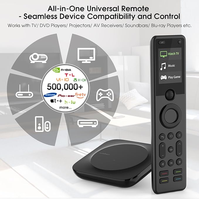 SofaBaton X1S Universal Remote, All in One Universal Remote Control with Hub & APP, One-Touch Activities, Compatible with 60+Devices, IR/Bluetooth/WiFi/Alexa/Google Assistant, Raise to Wake