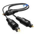 avedio links Digital Audio Splitter 1 in 2 Out 6ft, Toslink Digital Fiber Optic Audio Splitter 1 Male Input 2 Male Output (for Home Theatre, Xbox, PS3/PS4)