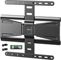 monTEK 0.77" Ultra Slim TV Wall Mount for 37-75 Inch TVs, Thin Low Profile Full Motion TV Wall Mount with Articulating Dual Arms, 4X Weight Tested, Max VESA 400x400mm, Fits 16/18" Studs