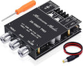 ARRAROWN ZK-1002T PRO 2.0 Channel Bluetooth 5.0 Amplifier Board 200W HiFi Subwoofer Audio AMP with Treble and Bass, BT USB and AUX Inputs, DC 12-24V 2.0 Channel Stereo AMP Module for DIY Speakers