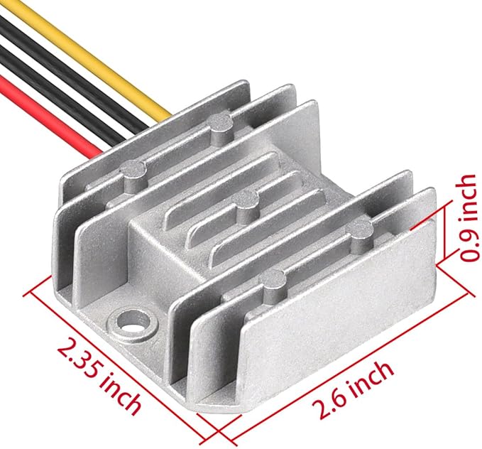 Cllena Waterproof 12V to 24V DC Step Up Converter 3A 72W Voltage Regulator Boost Converter Module Car Power Supply Voltage Transformer (Input 10V-16V)