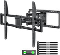 monTEK Heavy-Duty Full Motion TV Wall Mount Bracket for 50–100″ TVs up to 200 lbs – 4X Load Tested, Dual Arm Extension to 25.1″, Tool-Free Tilt/Swivel/Level, Max VESA 900×600, Fits 12/16/18/24" Studs