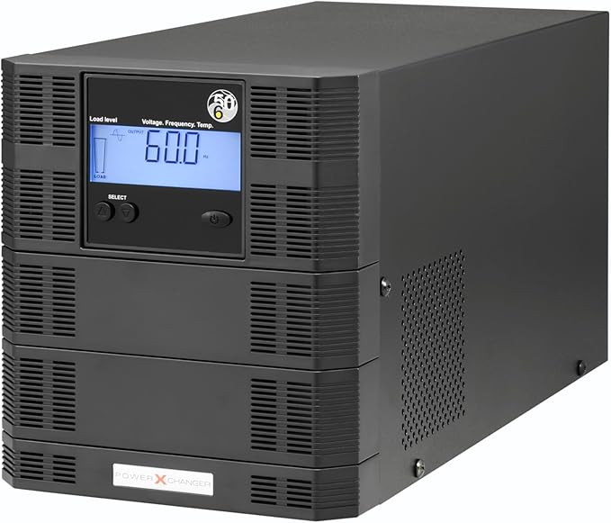 Voltage & Frequency Converter & Transformer - Step-Down 220V 50Hz to 120V 60Hz - Continuous Power, Smart Protection Features, Pure Sine Wave Output – PowerXchanger EX-08