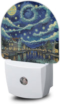 YESPOAK Night Light,Amsterdam at Night Night Lights Plug Into Wall with Dusk to Dawn Sensor for Bedroom Bathroom and Living Room for Women/Girls Gift