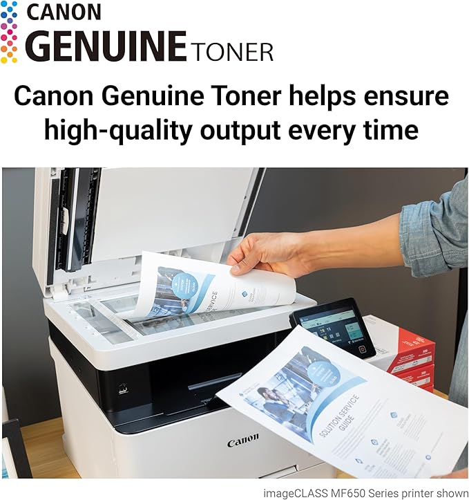 Canon Genuine 046 Yellow Toner Cartridge High Capacity Compatible with LBP654Cdw, MF731Cdw, MF733Cdw, MF735Cdw