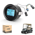 10L0L Golf Cart Battery Monitor Meter for EZGO RXV 2008-up Electric, LED Battery Capacity and Voltage Indicator Meter Only Fit Lead-Acid Batterys Level Indicator Monitor Gauge, OEM# 612314
