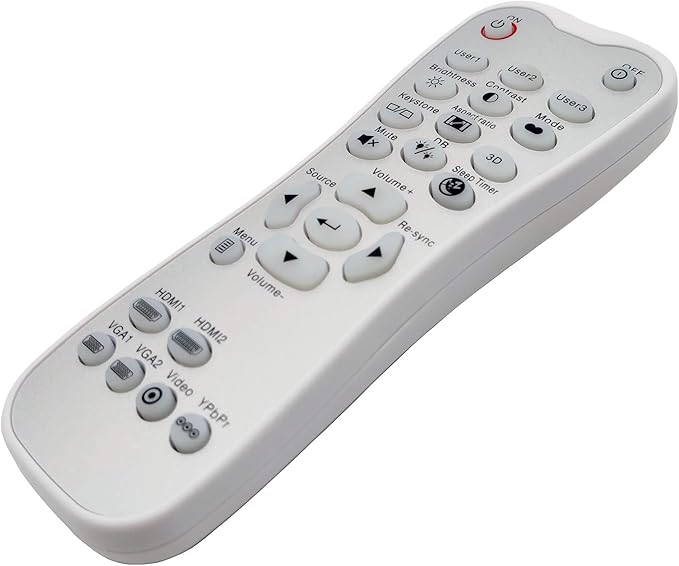 INTECHING BR-3003B Projector Remote Control for Optoma GT1080Darbee, GT1080, HD141X, HD142X, HD143X, HD144X, HD26BR, HD27, HD27HDR, HD28DSE, HD29Darbee, HD39Darbee, UHD40, UHD50, UHD550X, UHD60, UHZ65