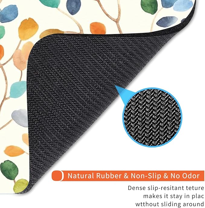 Armanza Square Mouse Pad Colorful Forest,Personalized Premium-Textured Custom Mouse Mat Design,Washable Mousepad Cloth,Non-Slip Rubber Base Computer Mouse Pads for Wireless Mouse