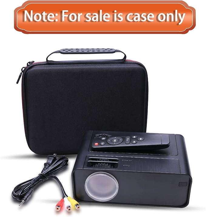 LTGEM Projector Case Compatible with ELEPHAS BL128 Mini Projector 2025/2024 Upgraded(Inside: 10.3"x7.5"x3.5"), Case Only