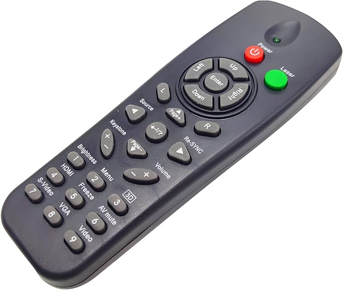 INTECHING BR-5035N Projector Remote Control for Optoma DS309, ET766XE, HD66, TW610ST, TW610STi+, TW675UTi-3D, TW695UT-3D, TW695UTi-3D, TX610ST, TX665UTi-3D, TX665UTiM-3D