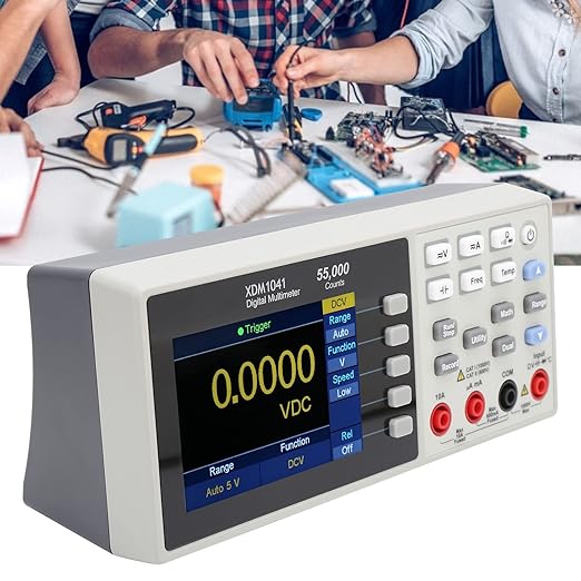 Klanata YB5135D Digital AC Voltmeter, LCD Blue Backlight Two Wire Voltage Tester Panel, AC80-500V Measuring Range for Home and Industrial Use