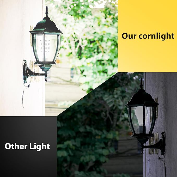 YANYCN 50W 2 Pack LED Corn Light Bulb,5000K Daylight 6500LM(500W Equivalent) Commercial GradeE26/E39 Medium Mogul Base LED Lamp,Large Area Lights for Outdoor Indoor Garage Warehouse Factory Bay Light