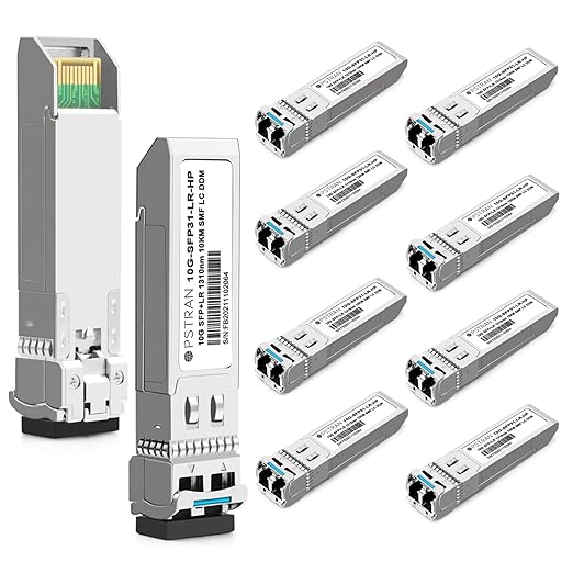 OPSTRAN 10GBASE-LR SFP+ Optical Transceiver Module Compatible with HPE Aruba J9151D J9151E JL749A J9151ECM /ProCurve J9151A 10G SFP+ LR 1310nm 10km DDM Duplex LC SMF 10 Pack
