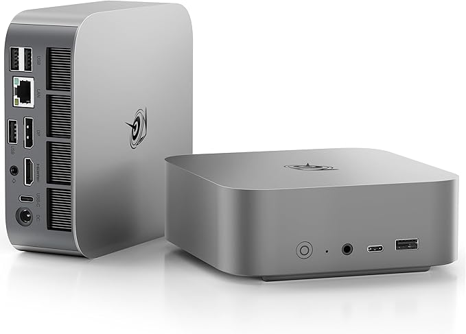Beelink SER9 Max Mini PC AMD Ryzen 7 H 255 (8C/16T, up to 4.9GHz), 32GB DDR5 RAM 1TB PCle4.0 SSD, Radeon 780M Graphics, USB4.0/ Triple Display/ WiFi6/ BT5.2/10Gbps LAN Mini Computer