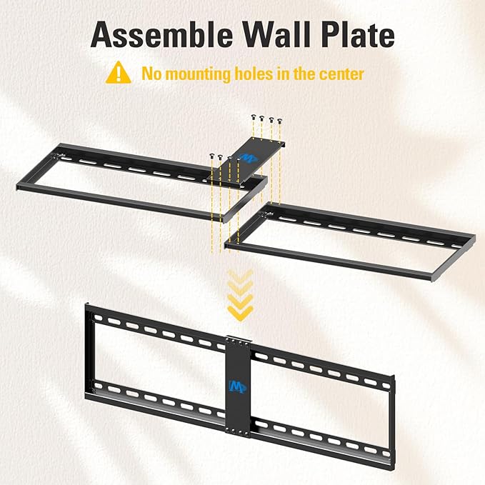 Mounting Dream Advanced Tilt TV Wall Mount for Most 42-90 Inch Flat and Curved Television, Universal Mount Bracket with Extension up to 7 inch, Fits 16", 24", 32" Studs, Max VESA 800x400mm and 120LBS