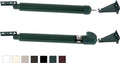 Touch 'n Hold Smooth Dual Door Closer System (Green) – Heavy-Duty - Touch-Button Hold Open Feature & Smooth Closing Motion - Storm & Security Door (Medium/Heavy Weight). New Door/Replace Old Unit