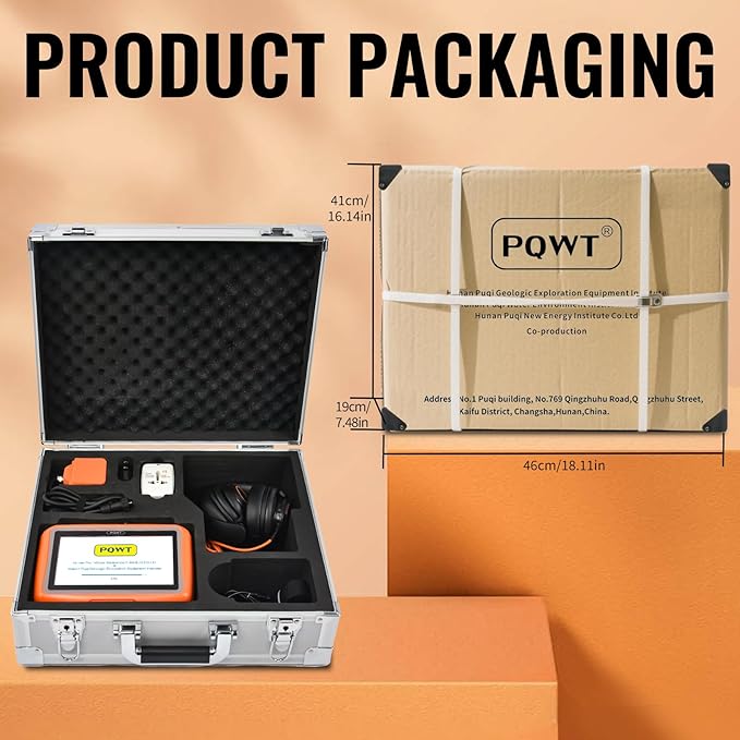 PQWT-L30 Home Use Pipeline Water Leak Detector with Square Sensor