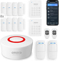 GRSICO Wireless Home Alarm System 15-Piece Kit, WiFi Alarm System for Home Security with Phone APP Alert (Alarm Siren, Keypad, Remote, Motion, and Door Sensors) for Home, Apartment, Work with Alexa