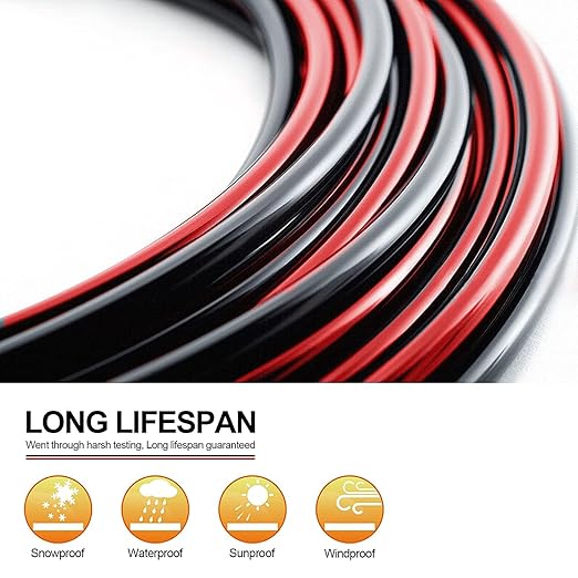 iGreely 100Ft 10 Gauge Tinned Copper PV Wire - Solar Panel Extension Cable, UV Resistant for Boat, Marine, Automotive, RV, Outdoor - Red