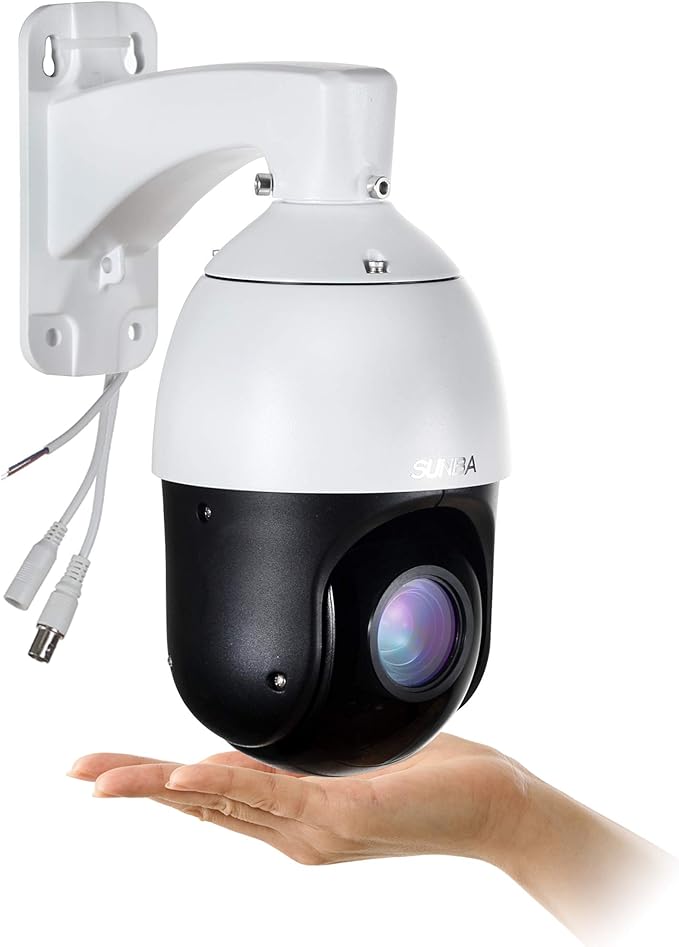 SUNBA Outdoor PTZ Analog Camera, 22X Optical Zoom, 960H CCTV Security Dome Camera, up to 328ft Night Vision with RS485 Control (405-22X)