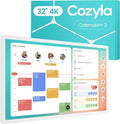 Cozyla Mate Calendar+ 2: 32" 4K Digital Calendar Wall Touch Screen Chore Chart Customizable Dashboard Smart Electronic Display for Family Schedule Meal Plan All App Support Wall Mount Planner for 2026