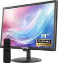 Suprlipy 19 inch FHD Small IPS Monitor LCD Display Screen 1440x900 60Hz 16:10 with HDMI BNC VGA AV USB Input Built-in Lounspeakers for CCTV Security Camera DVR PC RasPi