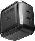NOCO XGrid X65: 65W USB-C Charger – Dual Port GaN Power Adapter with PD 3.0, QC 4.0+, and PPS – Fast Charging with Smart Power Distribution – Foldable Wall Plug, UL Listed