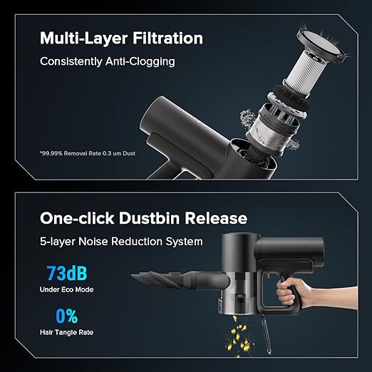 roborock F25 ACE Combo Wet Dry Vacuum Cleaner, 5-in-1 Cordless Stick Vacuum Mop, Smart Hard Floor Washer with 180° Lie-Flat, AI Assitant Wheels, Self Cleaning, 65 min Runtime, Whole House Cleaning
