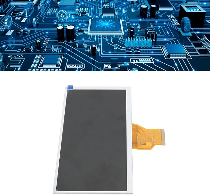 7 Inch LCD Display Module, 800x480 High Resolution TFT LCD Display Screen Module with 50 Pin RGB Interface for Home Appliance, Robots, Industrial Control