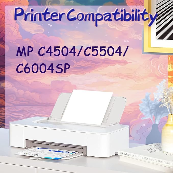 AOKLEY Compatible for Ricoh C4504 4504 Image Unit Replacement for MP C4504SP C5504SP C6004SP Printer 1 Set