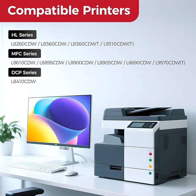 DR431CL Drum Unit Printer High Yield Replacement for Brother DR-431CL Imaging Drum Compatible with MFC-L8900CDW MFC-L8690CDW HL-L8360CDW HL-L8260CDW MFC-L8610CDW MFC-L8905CDW MFC-L9570CDW HL-L8360CDWT