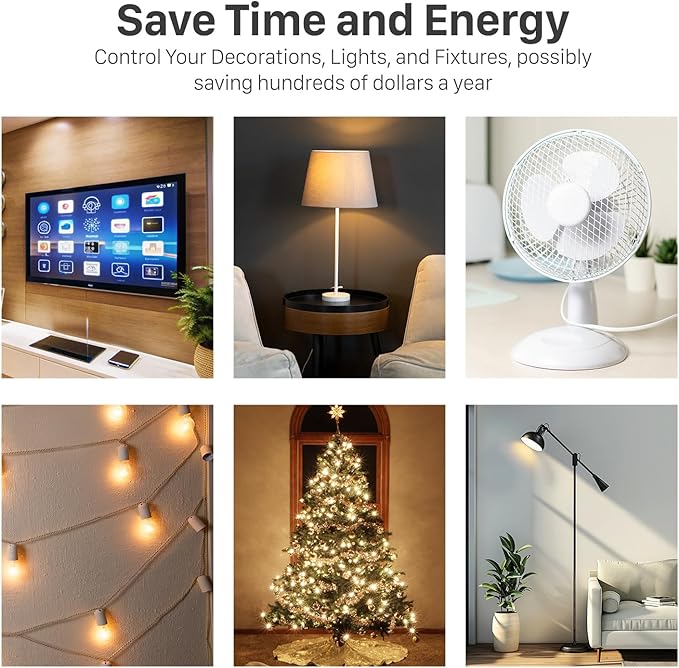 Fospower 7 Day Digital Timers for Electrical Outlets Indoor, Heavy Duty Dual Programmable Outlet Light Timer Switch, Electric Power Wall Timer for Grow Light, Appliance, Lamp, 3 Prong, Grounded