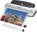 SINOPUREN 13-Inch Thermal & Cold Laminator Machine, Quick Warm-Up, 3 Temp Settings, Jam-Free ABS, Built-in Paper Trimmer & Corner Rounder, 10 Laminating Pouches, for Home Office School