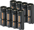 AA Battery Storage Caddy by Storacell (2 Pack), Black, Holds 4 Batteries (Not included)