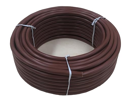 Eastwire 18/8 25ft Thermostat Wire- Brown - Solid Copper 18 Gauge, 8 Conductors - CL2 (ETL Listed) - Residential, Commercial and Industrial Rated (18/8, 25ft)