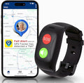 SecuLife SOS Wristband,Fall Detection, GPS Safety Bracelet for Seniors – SOS Button, Geo-Fencing, 2-Way Calling & Caregiver Tracking – Medical Alert Device, Simple & Reliable Alert System