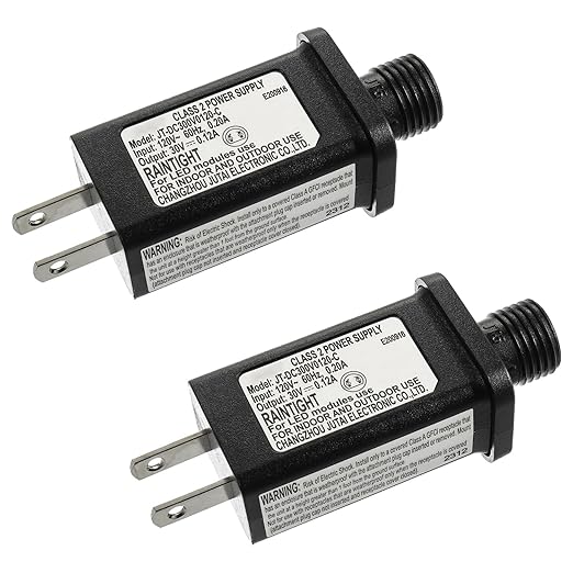 SIGANDG 30V 3.6W LED Transformer Replacement Class 2 Power Supply for Christmas String Light Inflatable Decorations LED Controller IP44 Waterproof Low Voltage