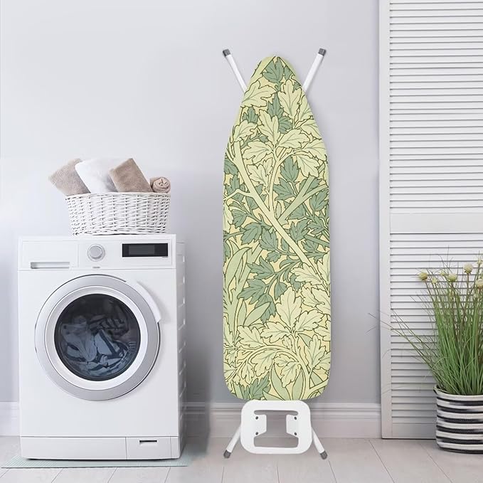 ZCFYGDX Ironing Board Decor Covers (15 x 48 in) Hook & Loop Elastic Edge Easy to Install, Scorch Resistant,Lightweight & Breathable Anti-Slip & Wear-Resistant William Morris Prints Size-L