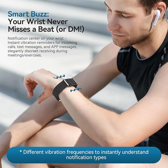 EnergyPort Fitness Tracker,Wearable Health Smart Bracelet Band with Blood Oxygen 170+ Sport Mode 60-Day Battery,Lifetime Membership,Activity Tracking Heart Rate Sleep Monitor for Android iOS,2 Bands
